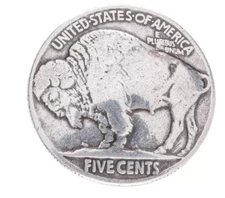 Buffalo Nickel Concho Leatherwork Crafts New