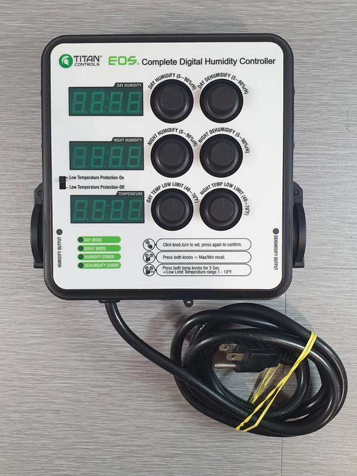 Controlador de humedad digital completo Titan Controls EOS SOLAMENTE.  Foto 2 de 4