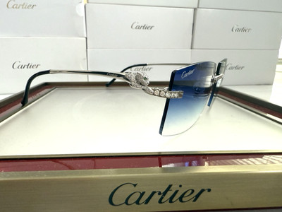 Cartier Panthere Sunglasses NATURAL Diamonds ? Custom  display picture 2