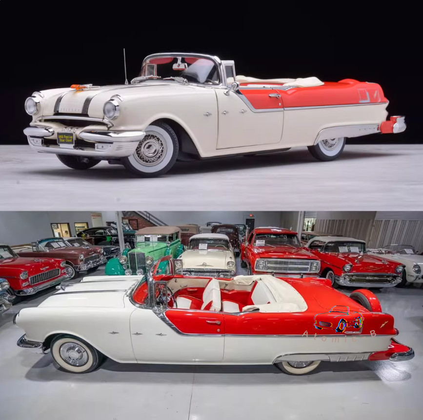 Sunstar 1:18 Pontiac Star Chief 1955 Platinum Edition Classic Car