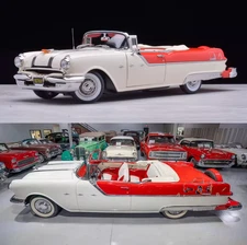 Sunstar 1:18 Pontiac Star Chief 1955 Platinum Edition Classic Car Model