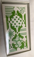 Hallmark Christmas Cards Diecut Glitter Ornaments Box of 12