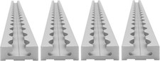 LASIPROFI 4er Set Airlineschiene 1034 Eckig 1,5?m Aluminium