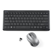 Verbatim Silent Wireless Compact Keyboard and Mouse Combo