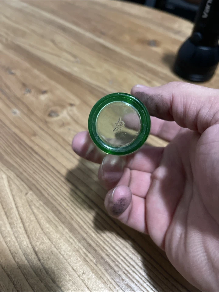 De colección Pilar de Uranio Óptico Verde Tiro Vaselina Depresión Foto 4 de 4