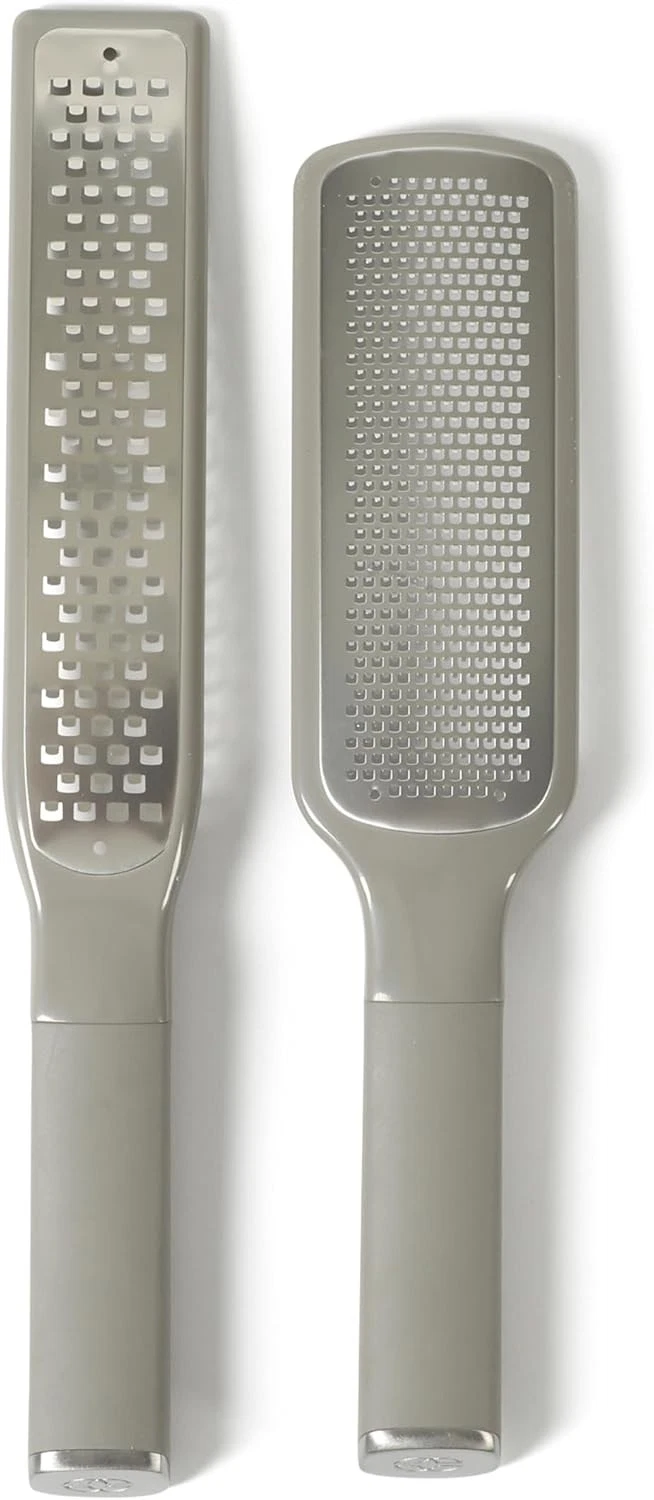 Edge 2 Piece Stainless Steel Handheld Cheese Grater & Lemon Zester W/Covers &
Opens in a new window