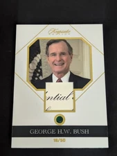 2023 Keepsake Edition * GEORGE HW BUSH  *  Relic Card  & Gem #D 18/ 50 CARD #42