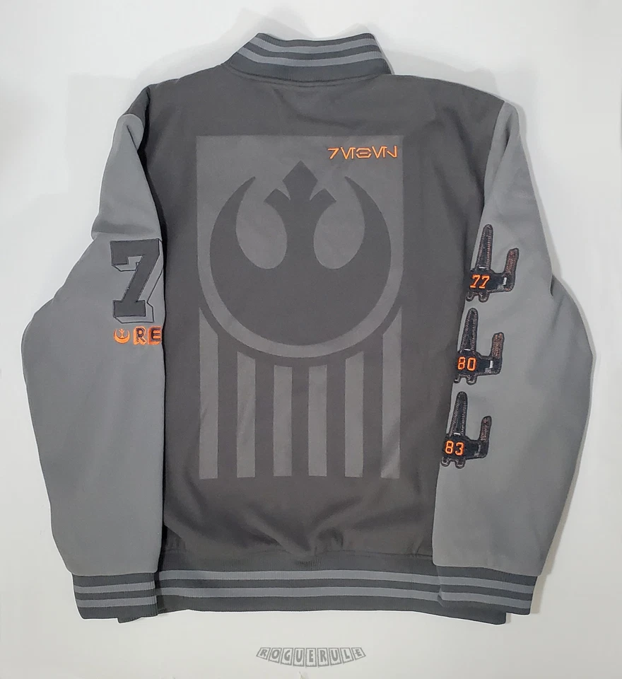🚦Chaqueta Universitaria Loungefly Collectiv Star Wars Rebel Alliance XL - ¡NUEVA! Foto 4 de 4