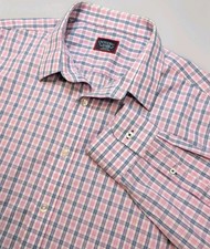 UNTUCKit Dolcetto Style Slim Fit Plaid Wrinkle Free Button Up Shirt Size XL