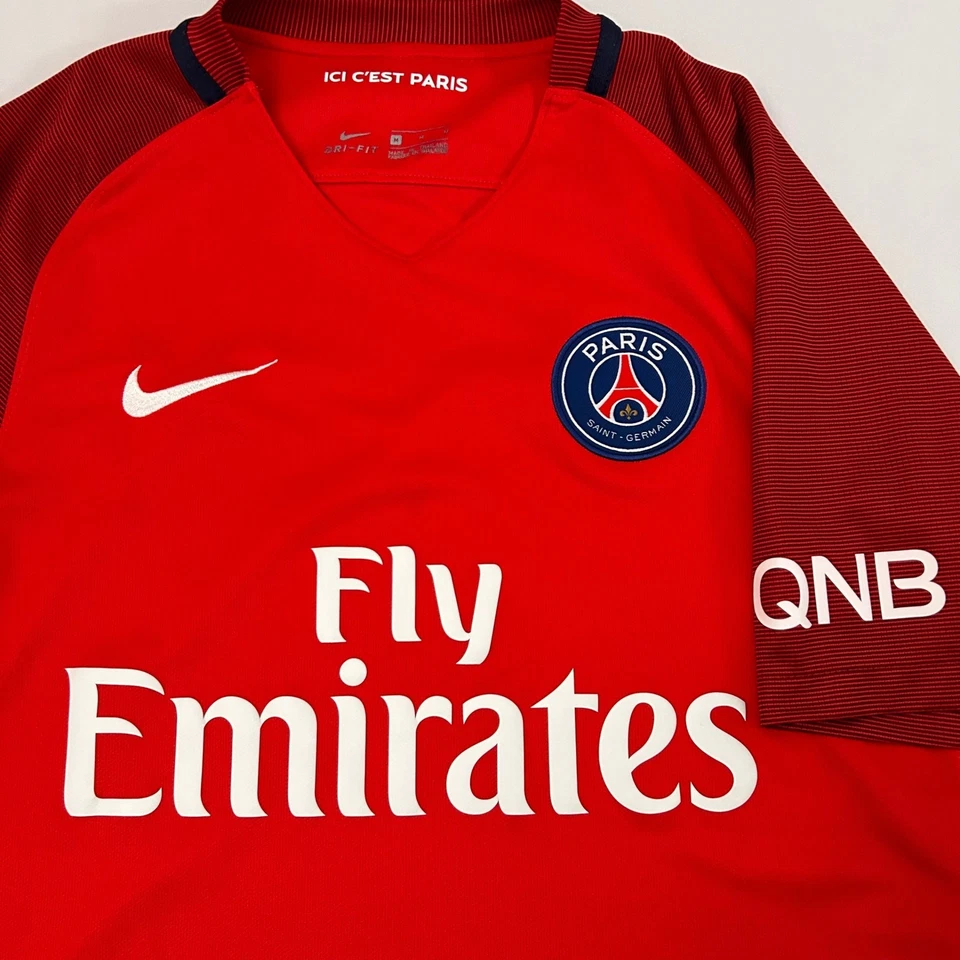 Camiseta de fútbol visitante Paris Saint-Germain Nike 2016/2017 talla mediana Foto 3 de 4