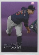 2014 Bowman Platinum Chrome Prospects Retail Purple Refractor Kohl Stewart x9h