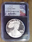2022-S Proof $1 Silver American Eagle NGC PF70 Ultra Cameo Gaudioso (103)