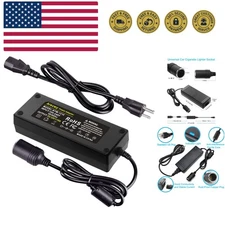 AC to DC Converter, 100V ~ 240V to 12V 10A 120W, Car Cigarette Lighter Socket...