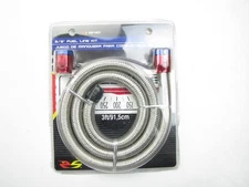 Spectre 29490 3ft. 3/8" Stainless Steel Braided Fuel Line Kit W/ 2 Magna Clips