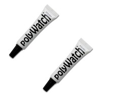 PolyWatch Plastic Watch Crystal Scratch Remover Polish 2 Count Pack of 1 