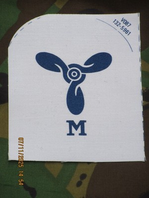 Royal Navy,Badge Qualification,Marine Engineering Mechanic,(M) Basic Rate