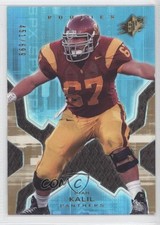 2007 SPx Rookies Gold /699 Ryan Kalil #120 Rookie RC