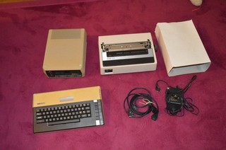 Atari 800 XL with Disk Drive 810 and Printer 1025 Power Supply Cable