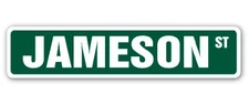 Jameson Street Sign Childrens Name Room Sign | Indoor/Outdoor | 36" Wide