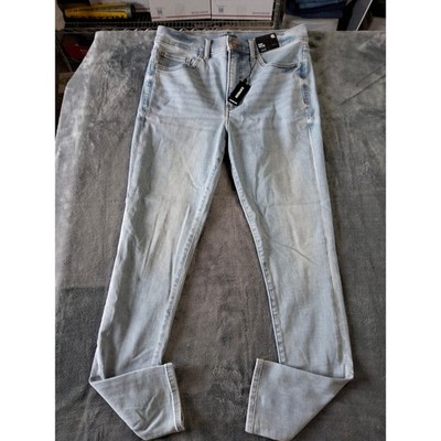 Express Skinny High Rise Supersoft Jeans Light Wash Blue Denim Womens 10L NWT