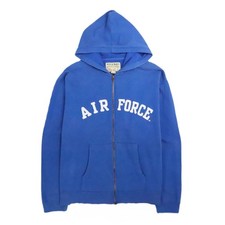 Air Force Full Zip Sweatshirt Hoodie Size Large USAF