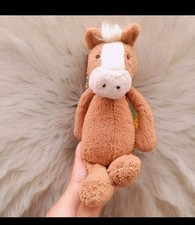 Jellycat pony horse soft toy medium palomino pony 