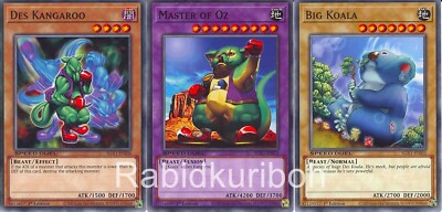 chumley yugioh deck Yugioh Master of Oz + Big Koala + Des Kangaroo Set - Chumley Huffington