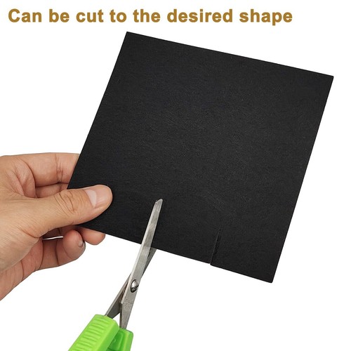 10 Pcs Felt Furniture Pads, 5 X 5 Inch, Self Adhesive Felt Pads, Large Non Slip - Picture 6 of 7