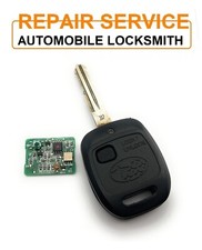 para Subaru Legacy Forester Impreza 1 Botón Llavero Reparación Batería Repuesto