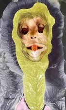 Tonito Original Painting.FAITHFULLY Yours 1.Natural Surrealism.Fluid Unique art