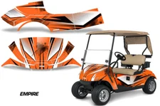 Golf Cart Graphics Kit Decal Sticker For EZ-Go TXT 14-20 EMPIRE ORANGE