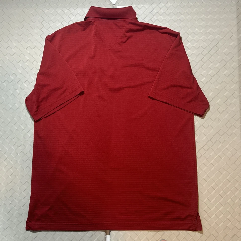 Lockheed Martin Lightning II F-35 Red Golf Polo Shirt Size XL - Image 4 of 4