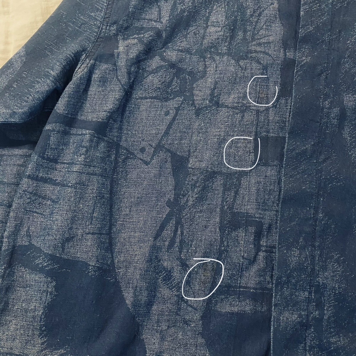 Kani Jeans 長袖シャツ XXL Karl Kani Jeans Long Sleeve Shirt XXL Denim Blue All Over