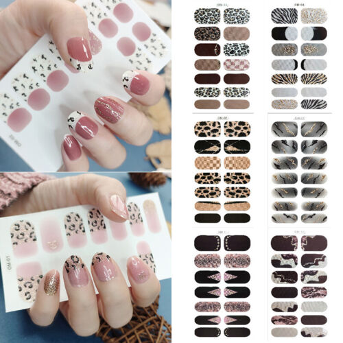 Leoparden-Nagelkunstaufkleber Stilvolle Selbstklebende Nagelfolien ≌ - Bild 5 von 35