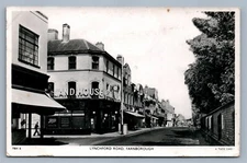 LYNCHFORD ROAD FARNBORO UK 1950 REAL PHOTO POSTCARD RPPC 