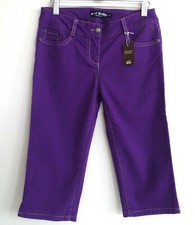 NWT Mini Boden hart pocket purple jeans Bermuda shorts size 14Y