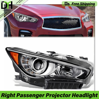Passenger Right RH All LED Headlight w/LEDDRL For 2014-2022 INFINITI Q50 Premium
