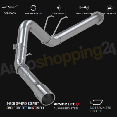 MBRP S6289AL 4'' Exhaust for 2017-2024 Ford F-250/F-350/F-450 6.7L Power Stroke