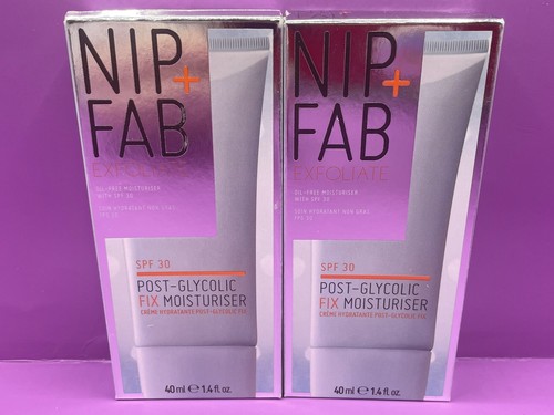 Nip + Fab Post-Glycolic Fix Moisturizer SPF 30 1.4 fl oz or 40 ml Lot of 2 New - Picture 10 of 10