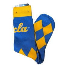 Big Diamond Socks UCLA BRUINS One Size NCAA One Size Fits Most For Bare Feet