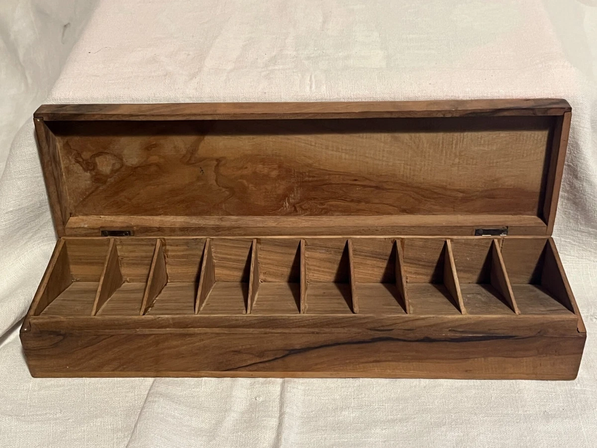 PENNA STILOGRAFICA di pregio in legno di cocobolo con intarsi - IDE