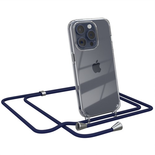 EAZY CASE für Apple iPhone 15 Pro Hülle mit Band Handykette Silikon TPU Cover - Afbeelding 19 van 50