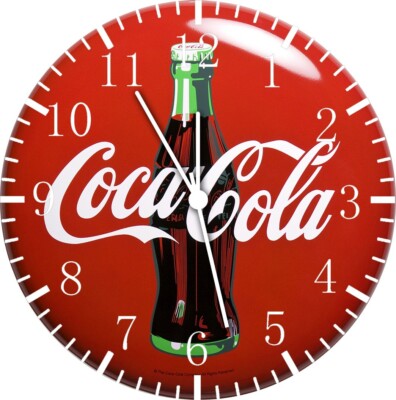 Coca-Cola Wall Clock G157 Personalized option with adding names | eBay