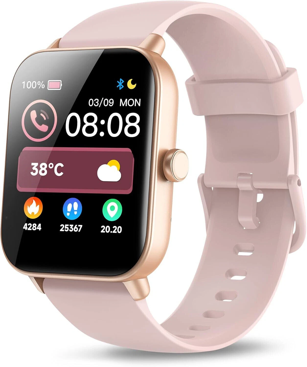 Smart Watch Women Men with Phone Function Wristwatch for iPhone Samsung Huawei