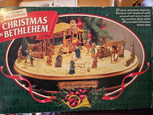 Belén animado Mr Christmas 1997 NAVIDAD EN BETHLEHEM - ¡Funciona, lee por favor! - Imagen 4 de 17