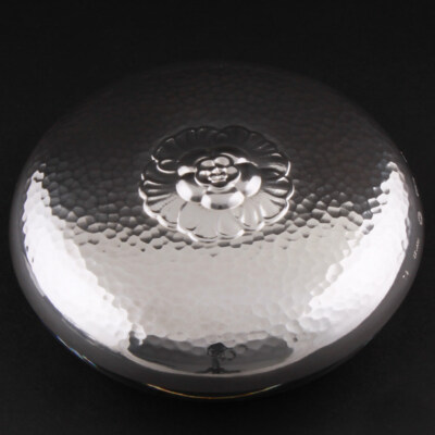 Georg Jensen Sterling Bonbonniere # 79. Pansy. Hammered. DENMARK