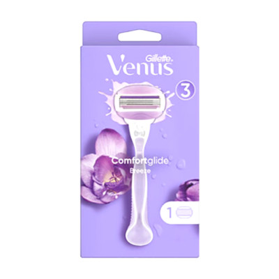 Gillette Venus Comfortglide Breeze Rasierer inkl. 1 Klinge I Damen Nassrasierer