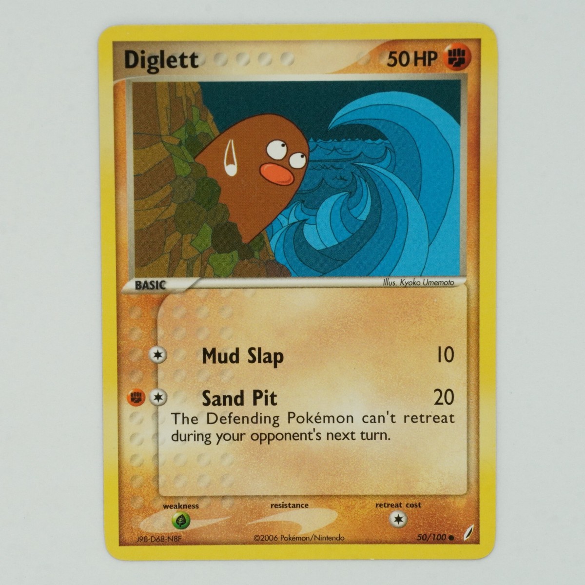Diglett 50/100 Common Ex Crystal Guardians Pokemon Card | eBay