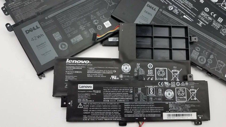 Joblot 50x Genuine Used Internal Laptop Batteries HP Toshiba Acer Dell Lenovo | - Image 2 of 4