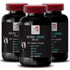OKG Charge - NITRIC OXIDE BOOSTER - Nitric Boost 3 Bottles 180 Tablets
